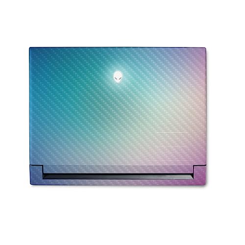 Image of MightySkins Carbon Fiber Skin Compatible with Alienware M18 R1 (2023) Full Wrap Kit - Vivid Fog | Protective, Durable Textured Carbon Fiber Finish | Easy to Apply & Change Styles | Made in The USA