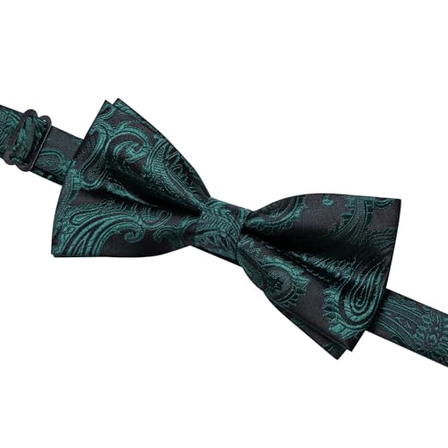 Image of YourTies Bow Ties for Men Pretied Bowties Solid Color Satin Bow Tie Formal Business Tuxedo Wedding Party Prom