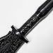 Guan Gong Dragon Sword - 180cm Lightweight Polypropylene Kung Fu Prop Polypropylene Training Martial Sword，Black Practice Broadsword Martial Arts Decoration ，Training Knife for Practice