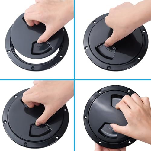 image for JZLiner Boat 5 Inch Inspection Port Boat Access Seal Kayak Hatch Plus 