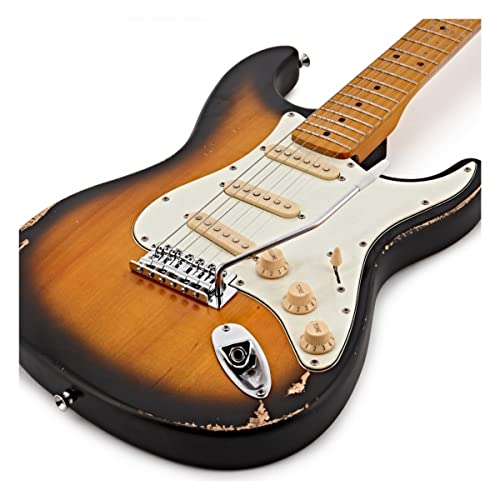 Gear4music Ensemble guitare électrique et amplificateur LA Select Legacy, Sunburst - Les Beatles, Paul McCartney, John Lennon, RIngo Starr, George Harrison Gear4music Ensemble guitare électrique et amplificateur LA Select Legacy, Sunburst – Image 4