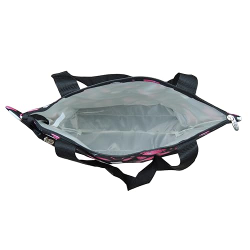 Image of NGIL Medium Top Zipper Closure Canvas Tote Bag with Attached Matching Coin Purse For Moms and Nurses