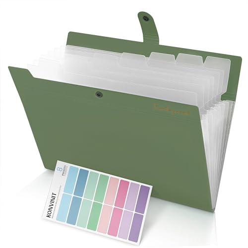 Design espandibile: Questa cartella di file in espansione A4 dispone di più scomparti per ospitare un gran numero di documenti. Si espande per contenere tutto, da documenti e ricevute a contratti e incarichi, assicurando che nessun documento venga smarrito.