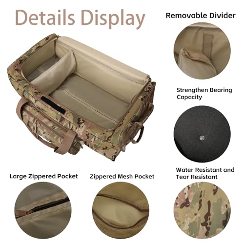 120L 3-Wheel Heavy Duty Duffle