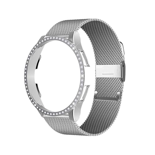 [PLYYQZM] ŃLLیJo[^ohZbgA.ɍ Sam su ng Galaxy Watch 7 6 5 4 40mm 44mmuXbgpɓK(Silver,For Watch 6 40mm)