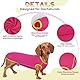 Lelepet Hundeshirt für Dackel, Hund Sommer T-Shirt Weiches Hundehemd, Atmungsaktives Dackel Hunde Shirt, Dehnbare Dackelkleidung, Leichter Hundepullover Shirt, Rosa XL