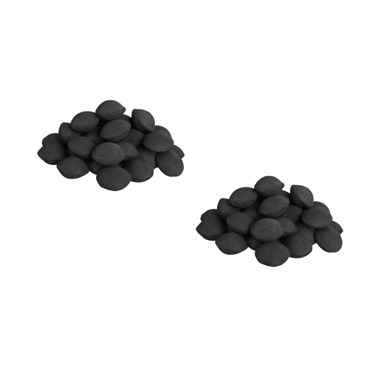Kisangel 2 Paquetes Estufa De Cocina De Chimenea Parrilla De Carbón Parrilla Ahumadora Decoración Al Aire Briquetas De Madera Dura Inicio Black Mezcla De Carbón De Bambú