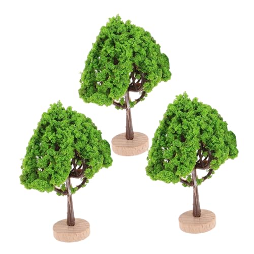 Arbres miniatures pour diorama stables sans collage, solution pour maquette paysage et train