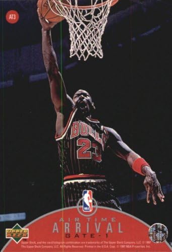 1997 Upper Deck Jordan Air Time Basketball Card (1997-98) #AT3 Michael Jordan Near Mint/Mint