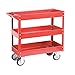 30 in. x 16 in. Three Shelf Steel Service Cart