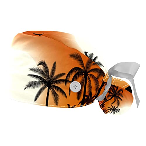 Chapeaux bouffants paysage de mer anti-transpiration pour maintenir les cheveux au travail