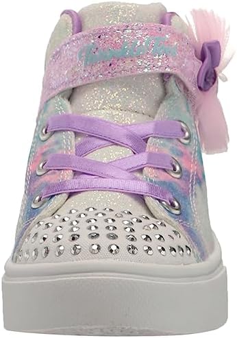 Skechers Kids Girls Twinkle Sparks-Ombre Dazzle Sneaker, Lavender/Multi, 8 Toddler | Image 1