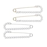 4 Stück Schleppennadel Brautkleid,Brosche Ausschnitt Verkleinern,Sicherheitsnadeln Groß,Broschennadeln,Sicherheitsnadel,Anstecknadel,Broschen Für Kleidung,Blusen Klammer,Brooch Damen,Broschennadel