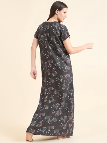Image of Sweet Dreams Women's Cotton Maxi Casual Regular Night Dress