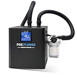 Fox Plunge 1/3 HP Ice Bath Water Chillerwith External Filter Pump & Insulated Hoses, Remote Control, Cold Plunge Water Chiller —Portable Cold Plunge Cooling System for Home Muscle Recovery