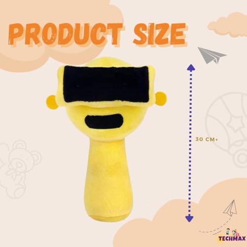 Image of TechMax Solution Yellow Blind Sprunki Plush Toys