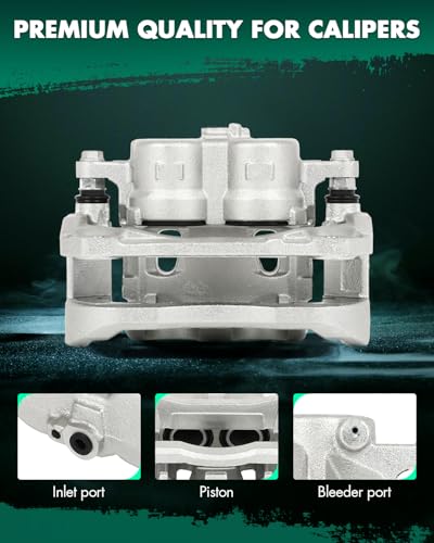 Image of SCITOO Front Left Brake Caliper With Bracket 19B6274 Compatible For Lexus RX350 2010-2015,For Toyota For Highlander 2010-2019,For Toyota For Sienna 2011-2020