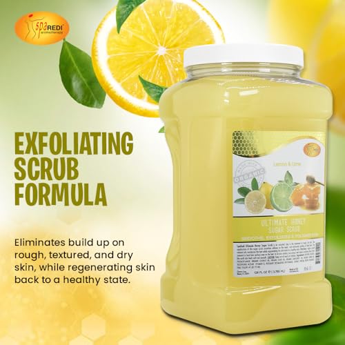 Spa Redi C01S-35524 Sugar Body Scrub, Honey, Lemon And Lime,128 Oz thumb #5