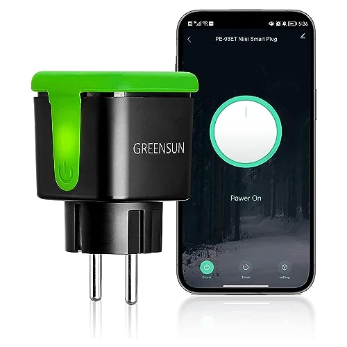 WLAN Steckdose Outdoor GreenSun Aussensteckdose Wasserdicht Outdoor...