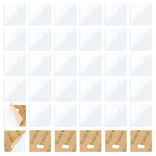 36pc Vertical Blind Repair Tabs Long-Lasting PVC Tabs with Powerful Adhesive for Vertical Blinds Replacement Slats Ideal for Renters Bedrooms Offices
