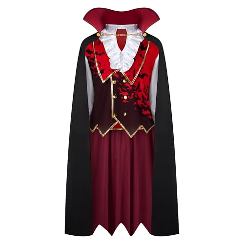 Spooktacular Creations Halloween Men Vampire Costume, Adult Vampire Cloak and