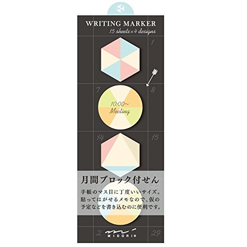 Sticky Note Midori carré rond hexagone 11265006
