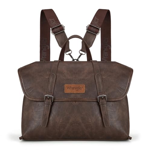 Image of Wrangler Laptop Bag for Women Messenger Bag Briefcase Computer Backpack Convertible Satchel Bag