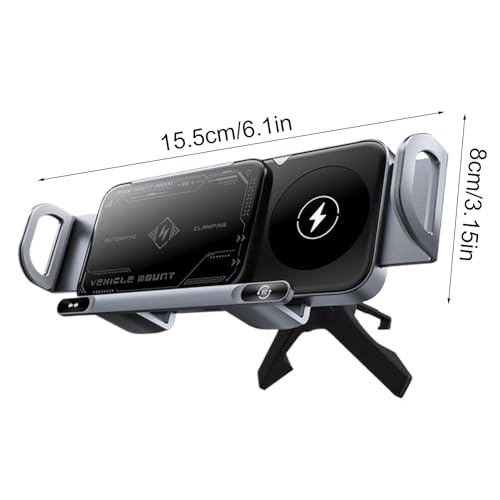 Cargador inalámbrico para coche anticaídas para soporte de panel 5