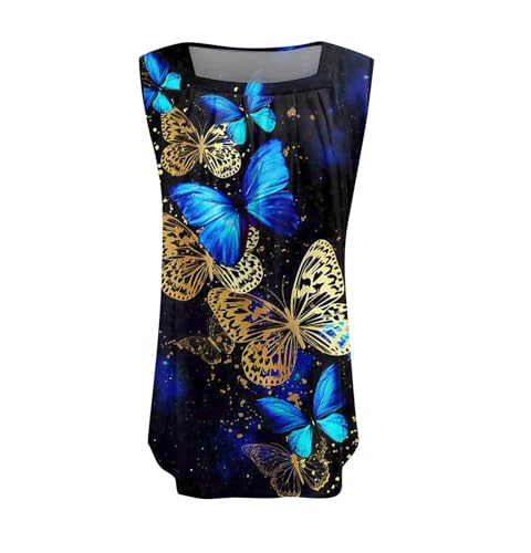 Spring Summer Plus Size Dressy Tank Tops for Women 2025 Womens Workout Floral Boho Beach Sleeveless Shirts Blouses