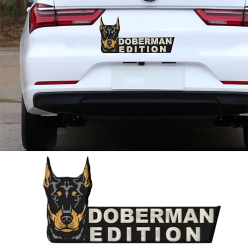 Image of Cute Dog Car Badge Laser Cutting Car Emblem,Funy 3D Acrylic Dogs Badge Rated Car Emblem Automotive Badge Decals and Stickers for Car, Truck, Rv, Boat Exterior Decoration (Bulldog)