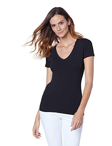 Camiseta Hering básica decote V Feminino, Marinho, G