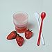 Goeielewe Set of 8 Mixing Spoon Melamine Long Espresso Spoons, Colorful Latte Spoon, Dessert Ice Cream Spoon, Cocktail Stirring Spoons for Coffee Dessert, 8.8-Inch (Mixed Color)