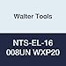Walter Tools NTS-EL-16 008UN WXP20 Carbide NTS Threading Inserts, External Thread, Full Profile, American UN 60 Degree (Pack of 10)