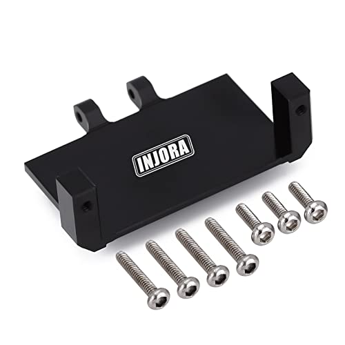 INJORA RC Servo Mount Metal Steering Servo Bracket for Axial SCX24 Deadbolt JLU C10 B-17 Gladiator Upgrade Parts