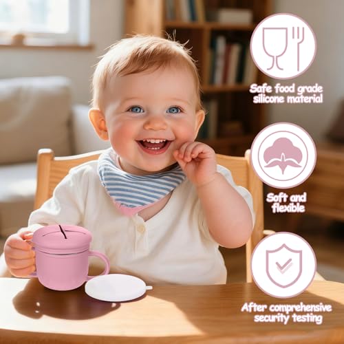 Image of Mity rain Stainless Steel Snack Containers, 4-in-1 Spill Proof