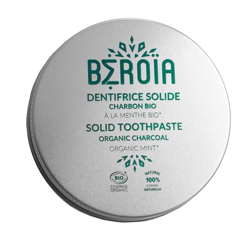Pasta de dientes sólida con carbón - con aceites esenciales de menta
