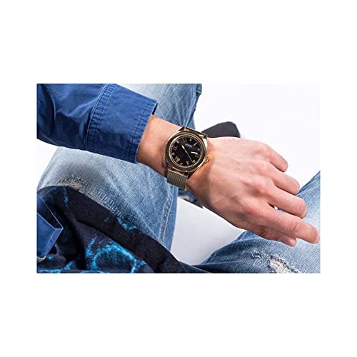 GUESS Stainless Steel Noble Collection 3 Hand Mens Analog Black Dial Coloured Quartz Watch, Round Dial With 44 Mm Case Width - Gw0495G2 - Image 7