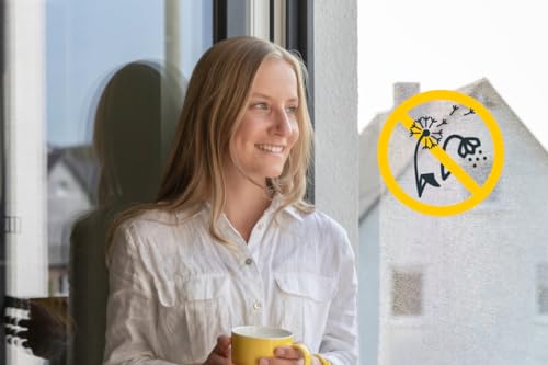 Schellenberg 70473 3er-Set Pollenschutzvlies für Fliegengitter Fenster Easy Click, 130 x 150 cm, Ersatz für Pollenschutzgitter, Weiß