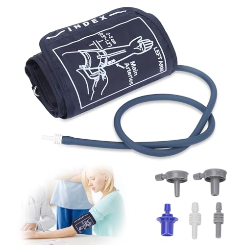 Manguito Monitor de Presión Arterial Extra Grande 22-52 cm, Compatible con la Mayoría de los Monitores de Presión Arterial, Brazalete Tensiometro Extra Grande para Brazo Grande