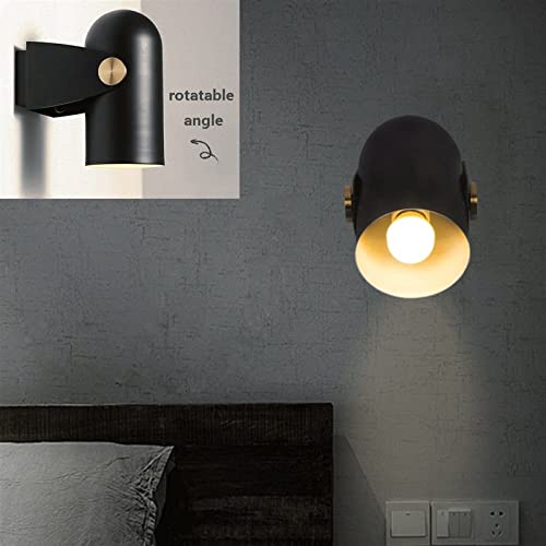 Aplique de pared metálico con foco LED orientable de diseño limpio 3