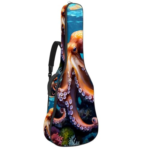 Housse pour guitare acoustique 41 pouces étanche à motif original