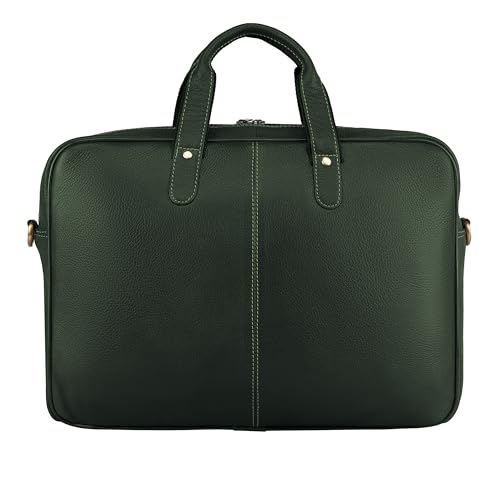 Image of WildHorn Leather Laptop Messenger Bag for Laptop /MacBook up to 15 inch| Padded Laptop Compartment |Office Bag I 365 Days Warranty