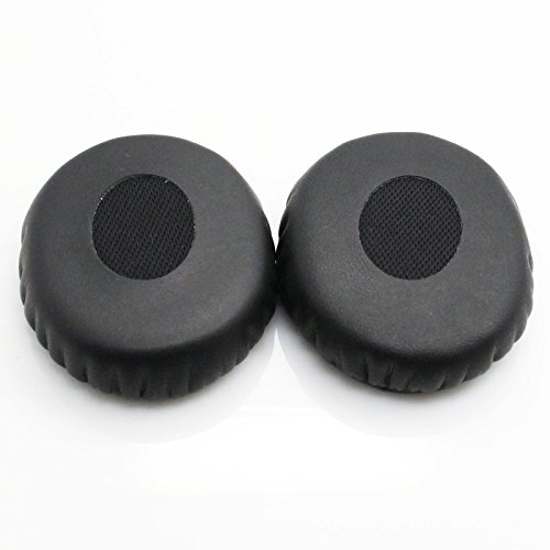 Protein Leather + Memory Foam Replacement Earpads Ear Pads Cushion for Bose OE2 OE2i Headphone (Black)