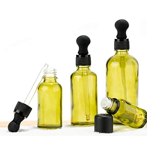 Flacons compte-gouttes en verre vert pour sublimer vos ateliers d'aromathérapie maison