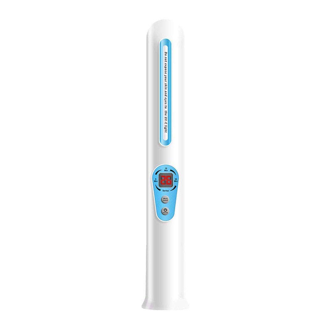 D&F Germicidal Lamp UV-C 4W Disinfection Light, Portable With USB Rechargeable Sanitizer Wand Sterilization Deodorization for Home Car