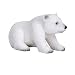 MOJO Polar Bear cub Sitting Toy Figure