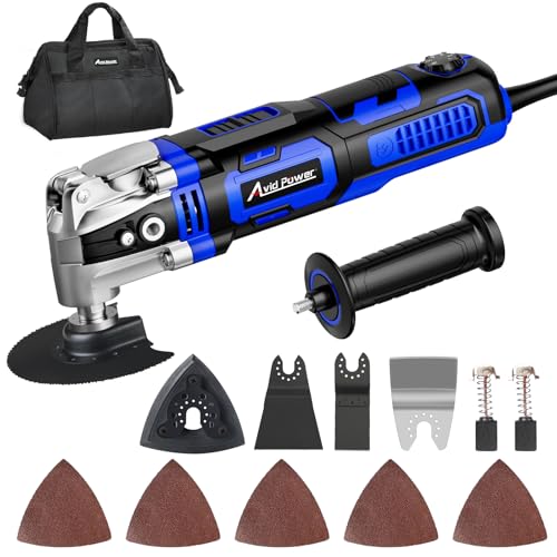 AVID POWER Oscillating Tool, 3.5-Amp Oscillating Multi Tool with 4.5° Oscillation Angle, 6 Variable...