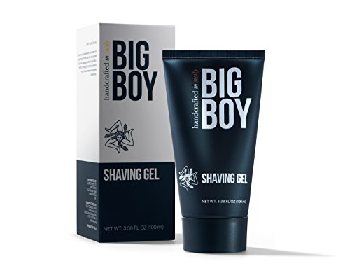 BIG BOY Shaving Gel 100ml / 3.38 floz - Enriched with Aloe Vera - Made in Italy