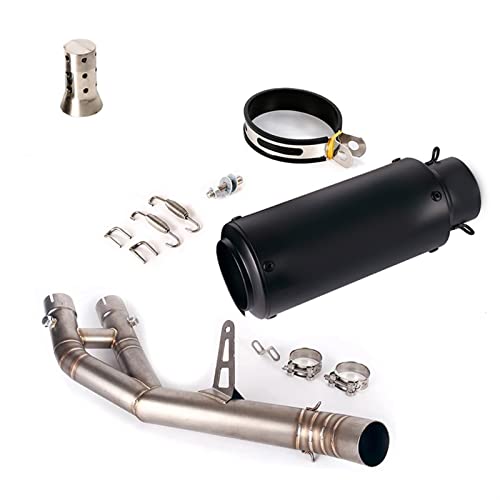 オートバイに適合するR1 YZF-R1 MT-10 FZ10 2015 2016 2017 2018 2019 2020 排気システムミッドリンク接続パイプマフラーテールベント先端取り外し可能な DB キラー