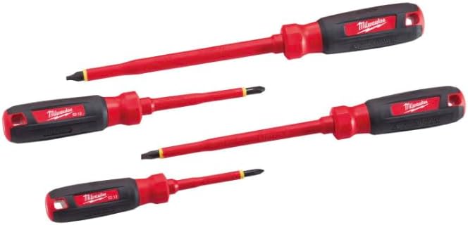 Milwaukee 48-22-2205 4-Piece Ins Screwdriver Set With SQ DR
